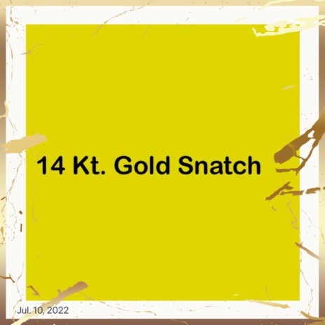 14 Kt. Gold Snatch ft. Coldheaer | Boomplay Music