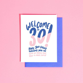 Welcome My 30’s