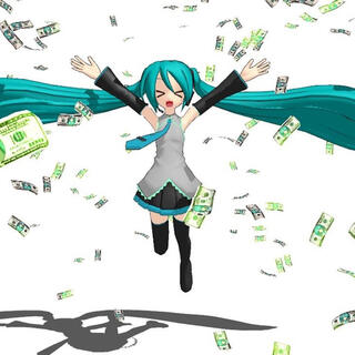 pockets blue hatsune miku