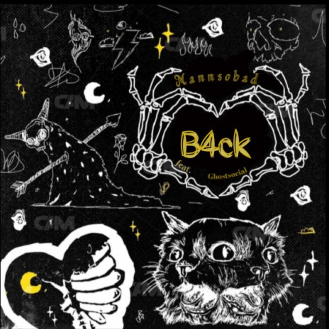 B4ck ft. ghostsocial | Boomplay Music