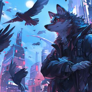 Suspiciously Night Crow City (Kemono Cyberpunk)