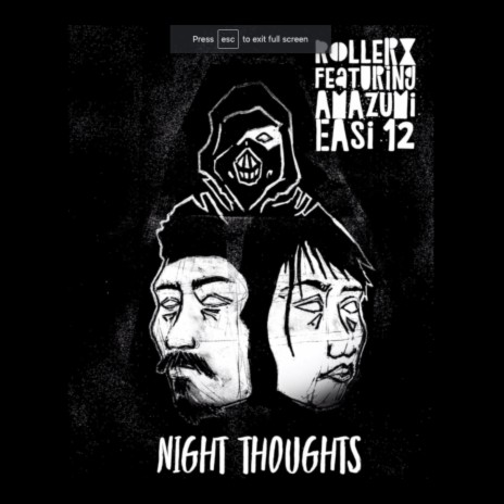 NIGHT THOUGHTS (feat. AMAZUMI & EASI 12) | Boomplay Music