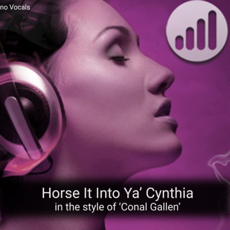 Horse It Into Ya Cynthia (in the style of 'Conal Gallen') Karaoke Version | Boomplay Music