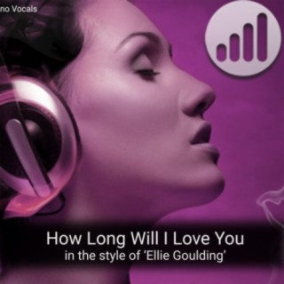 How Long Will I Love You (in the style of 'Ellie Goulding') Karaoke Version