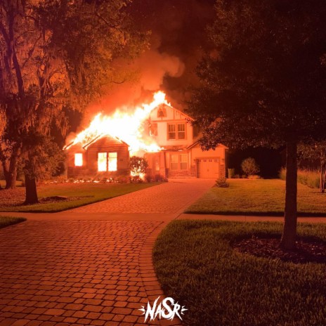 burned down house across | Boomplay Music