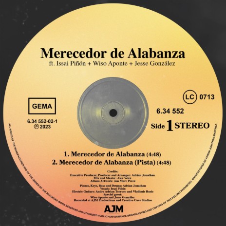 Merecedor de Alabanza (PISTA) | Boomplay Music
