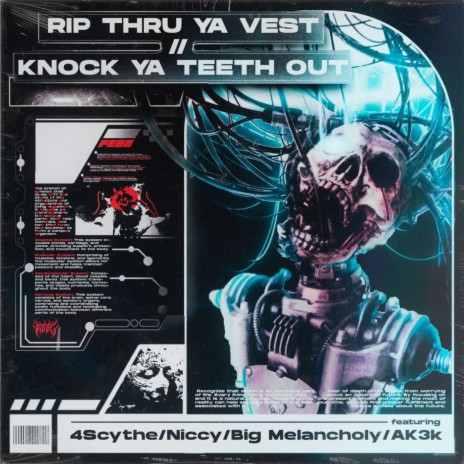 RIP THRU YA VEST//KNOCK YA TEETH OUT ft. Niccy, Big Melancholy & Ak3k | Boomplay Music