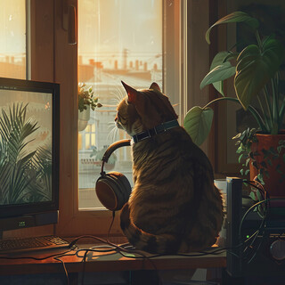 Lofi Cat Vibes: Purring Sound Tunes