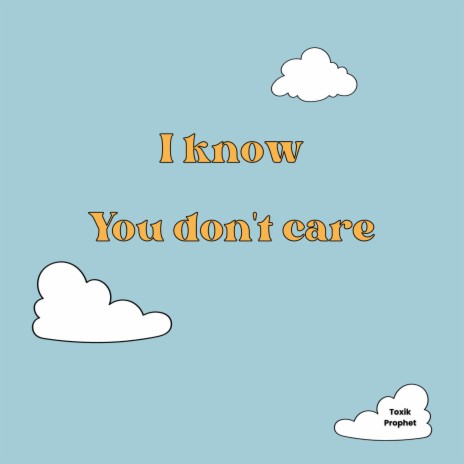 I Know You Don’t Care | Boomplay Music