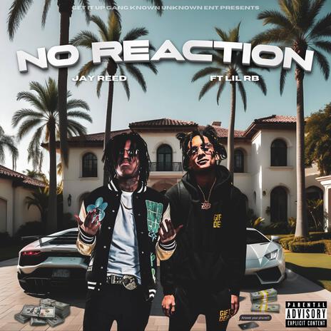 No Reaction (Instrumental) ft. LilRB | Boomplay Music