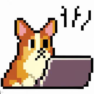 goofy dog pixel art what does that even mean