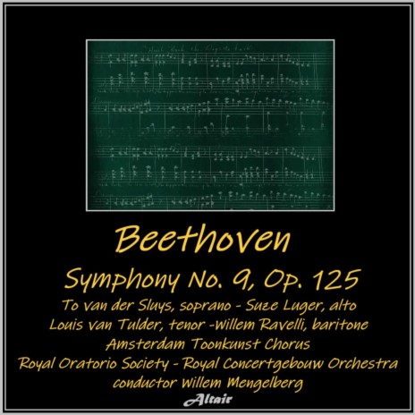 Symphony NO. 9 in D Major, Op. 125: III. Adagio Molto E Cantabile