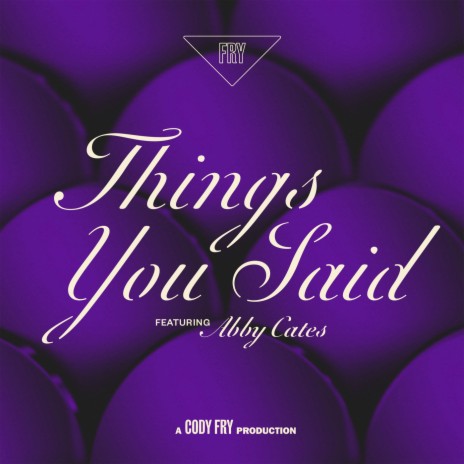 Things You Said ft. Abby Cates | Boomplay Music