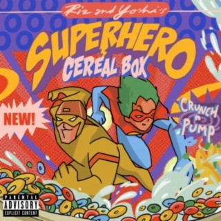 Superhero Cereal Box