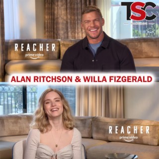 Actors Alan Ritchson, Willa Fitzgerald on Reacher TV Series