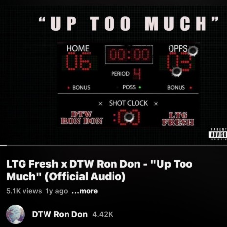 Up too much | Boomplay Music