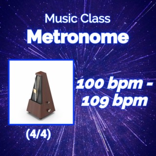 Metronome 4/4 (100 bpm to 109bpm)
