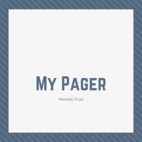 My Pager | Boomplay Music
