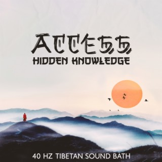 Access Hidden Knowledge: Tibetan Sound Bath and 40 Hz Gamma Waves to Improve Focus & Concentration, Still Your Mind to Connect with Inner Consciousness and Wisdom