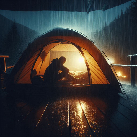 Relaxing Rain Noise in a Tent 13 ft. Zarek Atlas & Neo Si | Boomplay Music