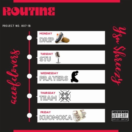 Routine ft. YSN Shreezy | Boomplay Music