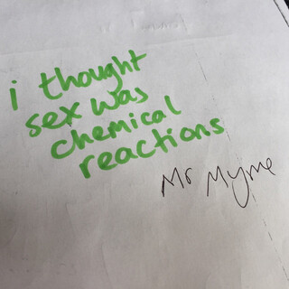 i thought sex was chemical reactions