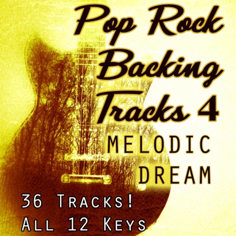 C - Uplifting Pop Melodic Rock Guitar Backing Track in C 130 bpm