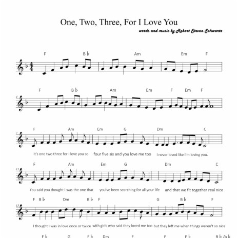 One Two Three For I Love You | Boomplay Music