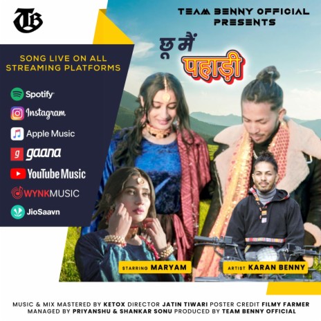 Chu mai pahad se ft. Karan Benny | Boomplay Music