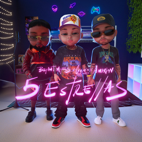 5 Estrellas ft. Bryant Myers & Amarion | Boomplay Music