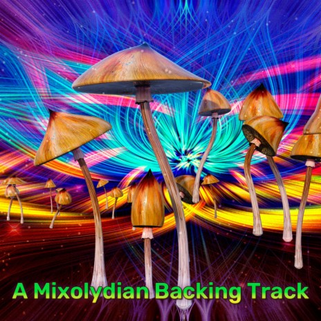 Mixolydian Psychedelic rock Backing Track in A
