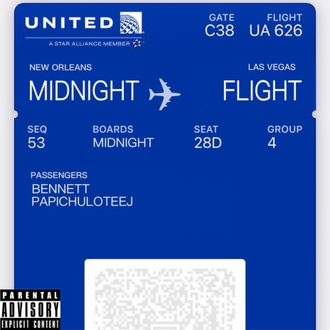 Midnight Flight (feat. papichuloteej) | Boomplay Music