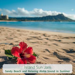 Sandy Beach and Relaxing Aloha Sound in Summer