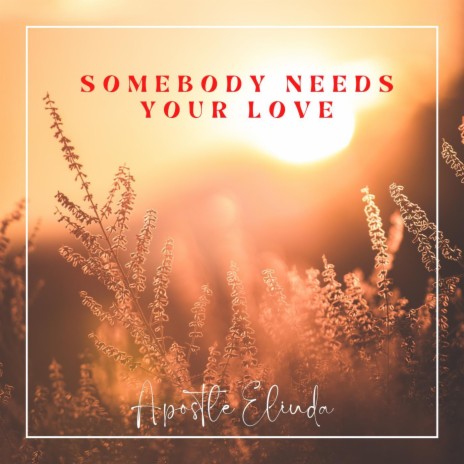 Somebody needs your love