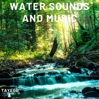 Water Sounds and Music River Waterfall Stream Creek 1 Hour Relaxing Nature Ambience Yoga Meditation Sounds For Sleeping Relaxation or Studying
