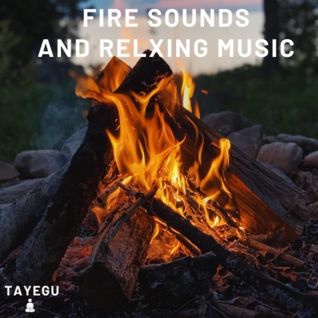 Fire Sounds and Relaxing Music Fireplace Campfire Camping Forest Birds Chirping 1 Hour Relaxing Nature Ambience Yoga Meditation Sounds For Sleeping Relaxation or Studying