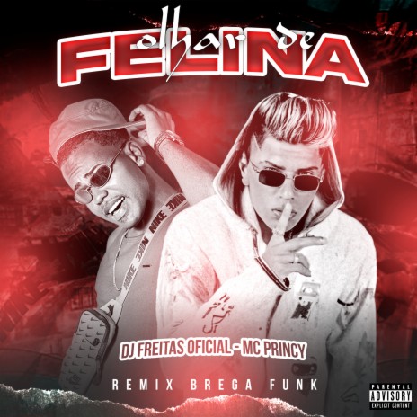 Olhar de Felina (Remix Brega Funk) ft. Mc Princy | Boomplay Music