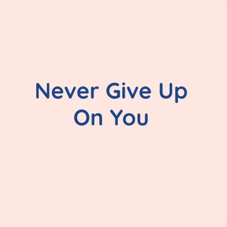 Never Give Up On You | Boomplay Music