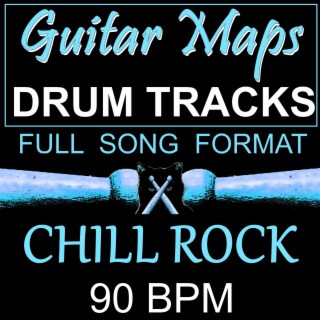 Chill Rock Groove Drum Track 90 BPM Instrumental Drum Beat for Bass Guitar