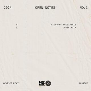 Open Notes: No. 1