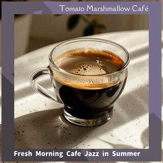 Fresh Morning Cafe Jazz in Summer