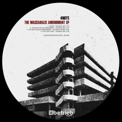 The Maccadalis Amendment (Ijon Muça Remix)