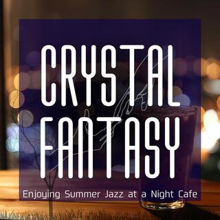 Enjoying Summer Jazz at a Night Cafe