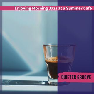 Enjoying Morning Jazz at a Summer Cafe