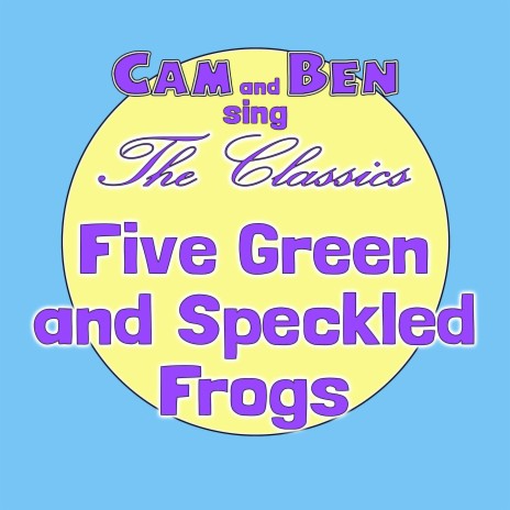 FIve Green and Speckled Frogs