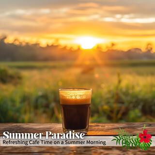 Refreshing Cafe Time on a Summer Morning