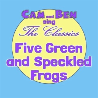 FIve Green and Speckled Frogs