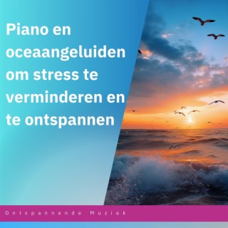 Piano en oceaangeluiden om stress te verminderen en te ontspannen