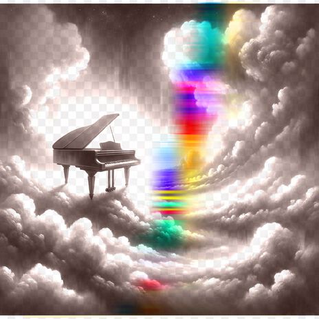 Tranquil Piano Cloudscape