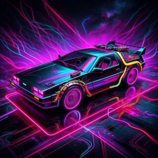 Psychedelic DeLorean